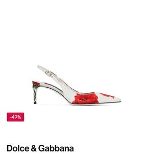 Dolce & Gabbana Floral Print shoes (New with box)